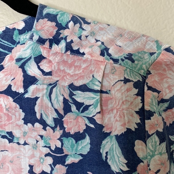 Haberdashery floral vintage blouse women’s small petite crop women’s vintage 12 - Picture 3 of 6